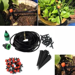 Micro druppelirrigatie kit - planten / tuin bewateringssysteem - 5m - 15m - 25mSproeiers