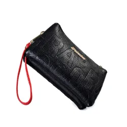 Ylellinen olkalaukku - suuri tilavuus - setti lompakolla