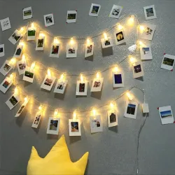 LED string - garland with clips - pictures hanger - battery operatedLED strips