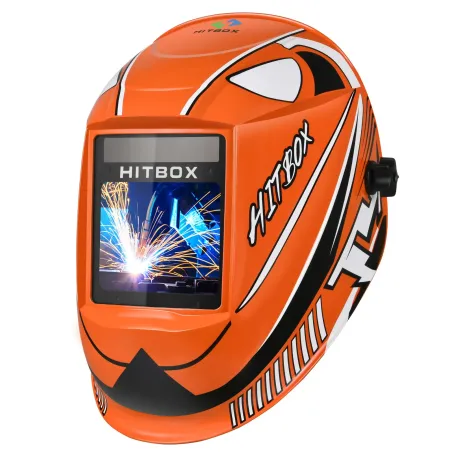 HITBOX - welding helmet - auto darkening - true color - Solar lithium - DIN4/5-9/9-13 1/1/1/2Helmets