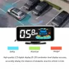 Parkeringssensor - radar - omvendt autoparkering - LCD-skærmdisplay - LED