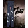 Halloween tights - små djævle / spøgelse printet