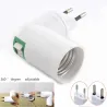 E27 light socket with EU / US plug and built-in switchLighting fittings