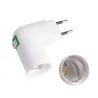 E27 lichtfitting met EU-stekker en ingebouwde schakelaarVerlichtingsarmaturen