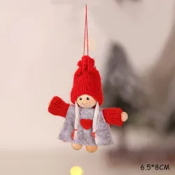 NavidadÁngeles de Navidad de peluche de seda - muñecas - adornos colgantes