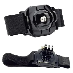 Bracelet réglable - support de caméra - rotation 360 - pour GoPro