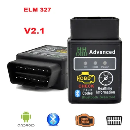 OBD2 - Lecteur de code d'erreur de voiture Bluetooth - V2.1 ELM 327