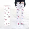 Japanska Halloween strumpor - knä strumpor - kor tryck