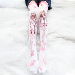 Halloween knee socks - girl - cat pawsHalloween & Party