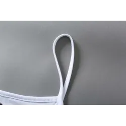 Sexy undertøyssett - kort topp - truser - COME HERE DADDY PLEASE bokstaver
