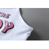 Sexy undertøyssett - kort topp - truser - COME HERE DADDY PLEASE bokstaver