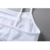 Sexy undertøyssett - kort topp - truser - COME HERE DADDY PLEASE bokstaver