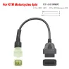 OBD2 16 ben til 3 ben / 6 ben - kabel til KTM - adapter til motorcykel - ECU software tuning