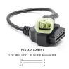 OBD2 16 ben til 3 ben / 6 ben - kabel til KTM - adapter til motorcykel - ECU software tuning