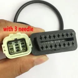 OBD2 16 ben til 3 ben / 6 ben - kabel til KTM - adapter til motorcykel - ECU software tuning