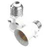 E27 sokkel - med EU fatning - pæreholder - adapter
