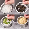 Crépine de vidange d'évier de cuisine - filtre anti-colmatage - avec poignée - acier inoxydable
