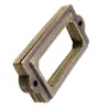 MueblesTiradores de cajón de latón antiguo - portaetiquetas - marcos de metal - 12 piezas