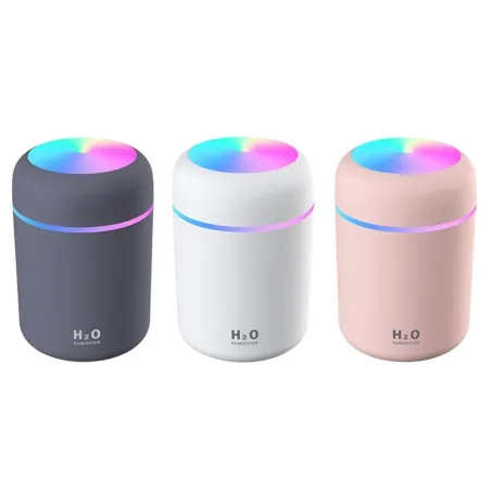 Mini humidificateur d'air - diffuseur d'huiles essentielles - LED - USB