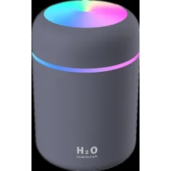 Mini luftfukter - eterisk olje diffuser - LED - USB