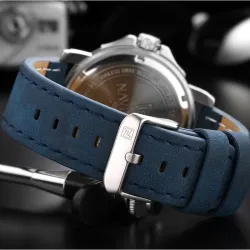 Naviforce - læder Quartz ur - lysende