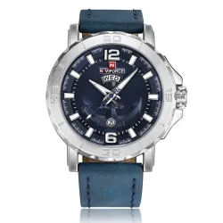 Naviforce - læder Quartz ur - lysende