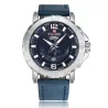 Naviforce - læder Quartz ur - lysende