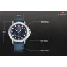 Naviforce - læder Quartz ur - lysende