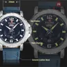 Naviforce - læder Quartz ur - lysende