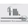 Multifunction foldable shovel - aluminum - military - survivalSurvival tools