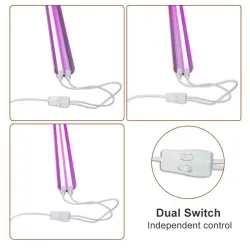 Luces de cultivoTiras de luz LED de 100W para el cultivo de plantas de interior - grow lighting