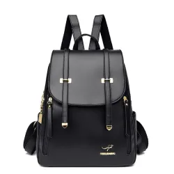 Mochila de couro multifuncional - bolsa de ombro - grande capacidade