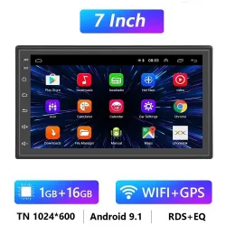 Din 2Autoradio Android 9 / 10 - 1GB-16GB - Bluetooth - cámara - CarPlay - MirrorLink