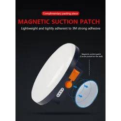 Portable magnetic LED lamp - camping light - hanging lantern - waterproofLights & lighting
