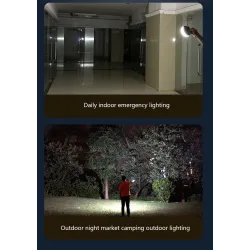 Portable magnetic LED lamp - camping light - hanging lantern - waterproofLights & lighting