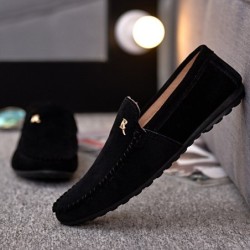 Tyylikäs slip on loafers - musta