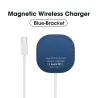 Magnetisk trådløs oplader - hurtig opladning - med beslag - USB C - til IPhone 12 Pro / Samsung