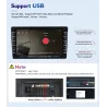 Rádio de carro DIN2 de 8 polegadas - Bluetooth - Android - Mirror Link - 1 GB RAM / 16 GB ROM - câmera - DVR - para Mercedes Ben