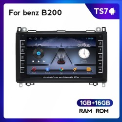 8 tommer DIN2 bilradio - Bluetooth - Android - Mirror Link - 1GB RAM / 16 GB ROM - kamera - DVR - til Mercedes Benz B200