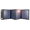 14W solpanel - foldeoplader - USB - vandtæt - til smartphones
