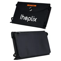 25W solpanel - hopfällbar laddare - USB - vattentät - för smartphones