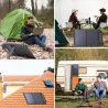 Panel słoneczny - ładowarka słoneczna - podwójne wyjście - składany - 60W - zestawPaneli słonecznych