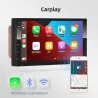 Din 2Autorradio Android 10 QLED - 8GB-128GB - Bluetooth - AI - 8-core - CarPlay - 4G