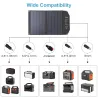 Paneles solaresPanel solar - cargador solar - doble salida - plegable - 60W - kit