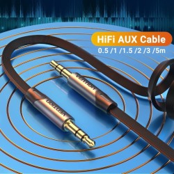 Hane till hane Aux HiFi-kabel - 3,5 mm - hörlurar / högtalarkabel
