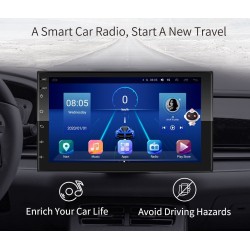 Android 9 / 10 bilradio - 1GB-16GB - Bluetooth - kamera - CarPlay - MirrorLink