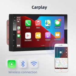 Android 9 / 10 bilradio - 1GB-16GB - Bluetooth - kamera - CarPlay - MirrorLink