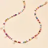 CollarCollar corto de cuentas de colores - con estrellas