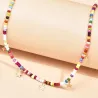 CollarCollar corto de cuentas de colores - con estrellas