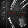 Multifunksjonell ingeniørspade - sammenleggbar - militært / overlevelsesverktøy - sett